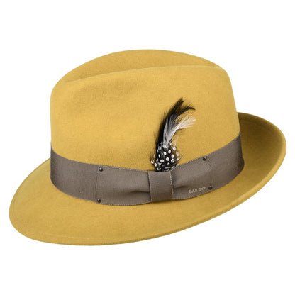 Sombrero Fedora Blixen de Bailey - Mostaza