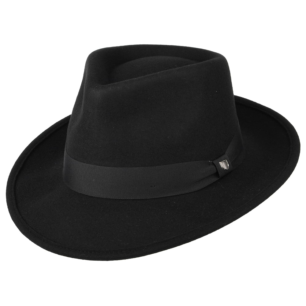 Sombrero Fedora Joe Strummer Faucet de Brixton - Negro