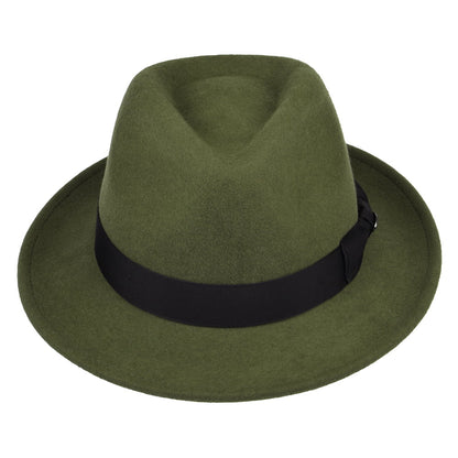 Sombrero Trilby Maglor de fieltro de lana de Bailey - Bosque