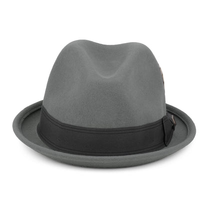 Sombrero Trilby Gain de fieltro de lana de Brixton - Gris
