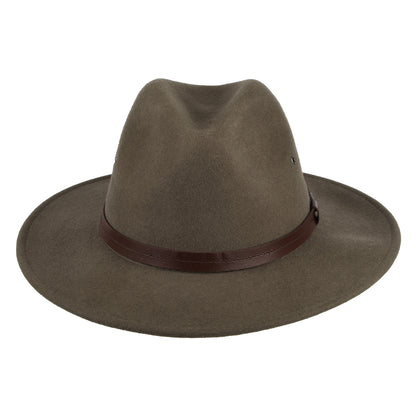 Sombrero Outback Winston repelente al agua de fieltro de lana de Sunday Afternoons - Marrón