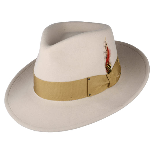 Sombrero Fedora 7002 plegable de Bailey - Crema