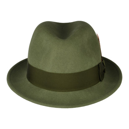 Sombrero Trilby Tino plegable de Bailey - Verde Oliva