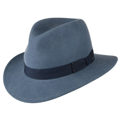 Sombrero Fedora Curtis plegable de Bailey - Azul
