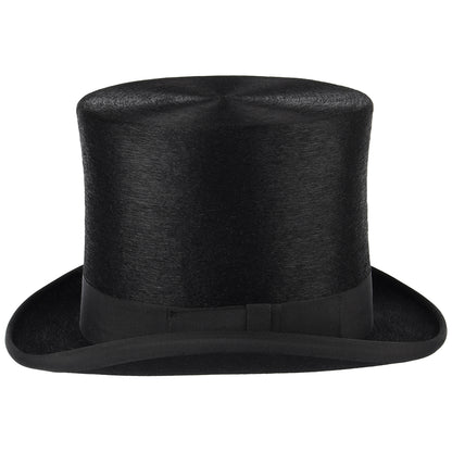 Sombrero de copa de fieltro de piel de Christys - Negro