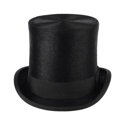 Sombrero de copa de fieltro de piel de Christys - Negro