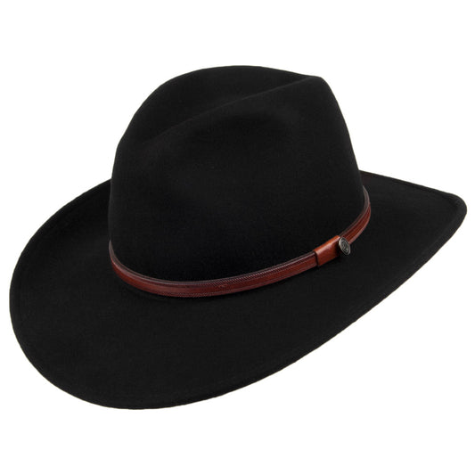 Sombrero Cowboy Sedona de Jaxon & James - Negro