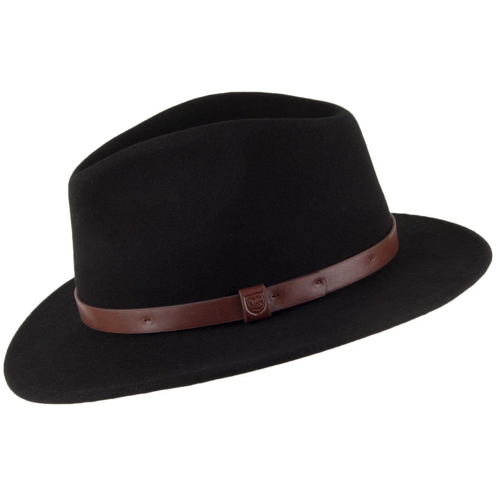 Sombrero Fedora Messer de Brixton - Negro