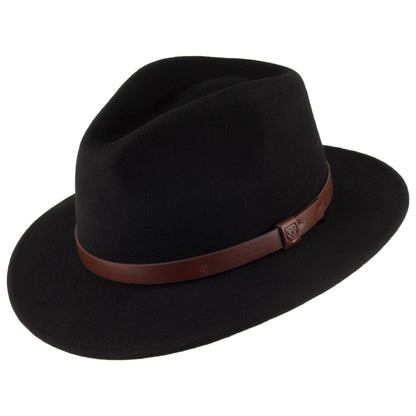 Sombrero Fedora Messer de Brixton - Negro