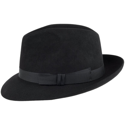 Sombrero Fedora Epsom de Christys - Negro