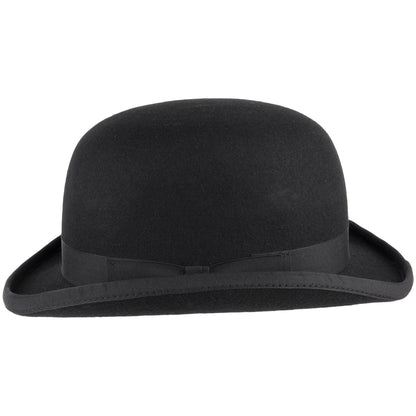 Sombrero bombín de fieltro de lana de Christys - Negro