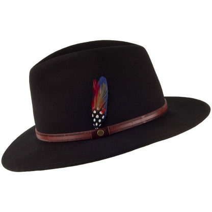 Sombrero Fedora Safari Rantoul de Stetson - Negro