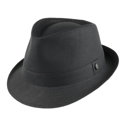 Sombrero Trilby de algodón de Jaxon & James - Negro