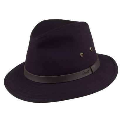 Sombrero Fedora Safari de Failsworth - Azul Marino