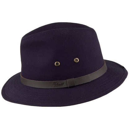 Sombrero Fedora Safari de Failsworth - Azul Marino