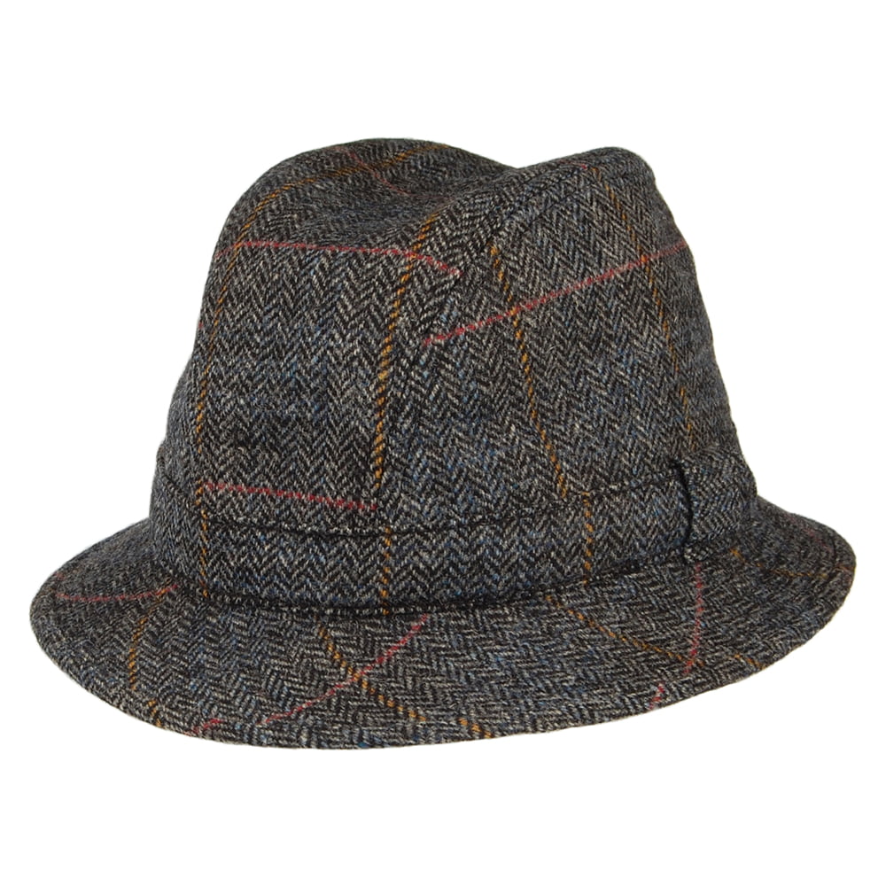 Sombrero Trilby enrollable diseño de espiga I de City Sport - Gris Multi