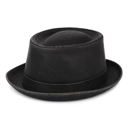 Sombrero Pork Pie Odenton resistente al agua de Stetson - Negro