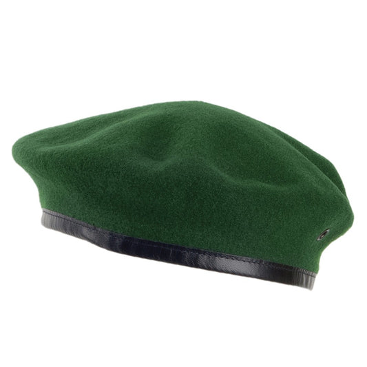 Boina Militar francesa de lana Merino de Laulhère - Verde