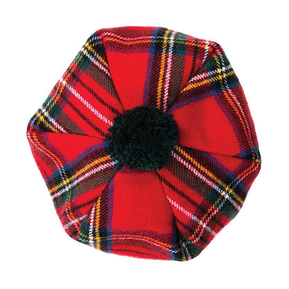 Sombrero Tam O' Shanter de lana de Lochcarron Of Scotland - Rojo