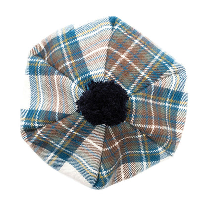 Sombrero Tam O' Shanter de lana de Lochcarron Of Scotland - Azul