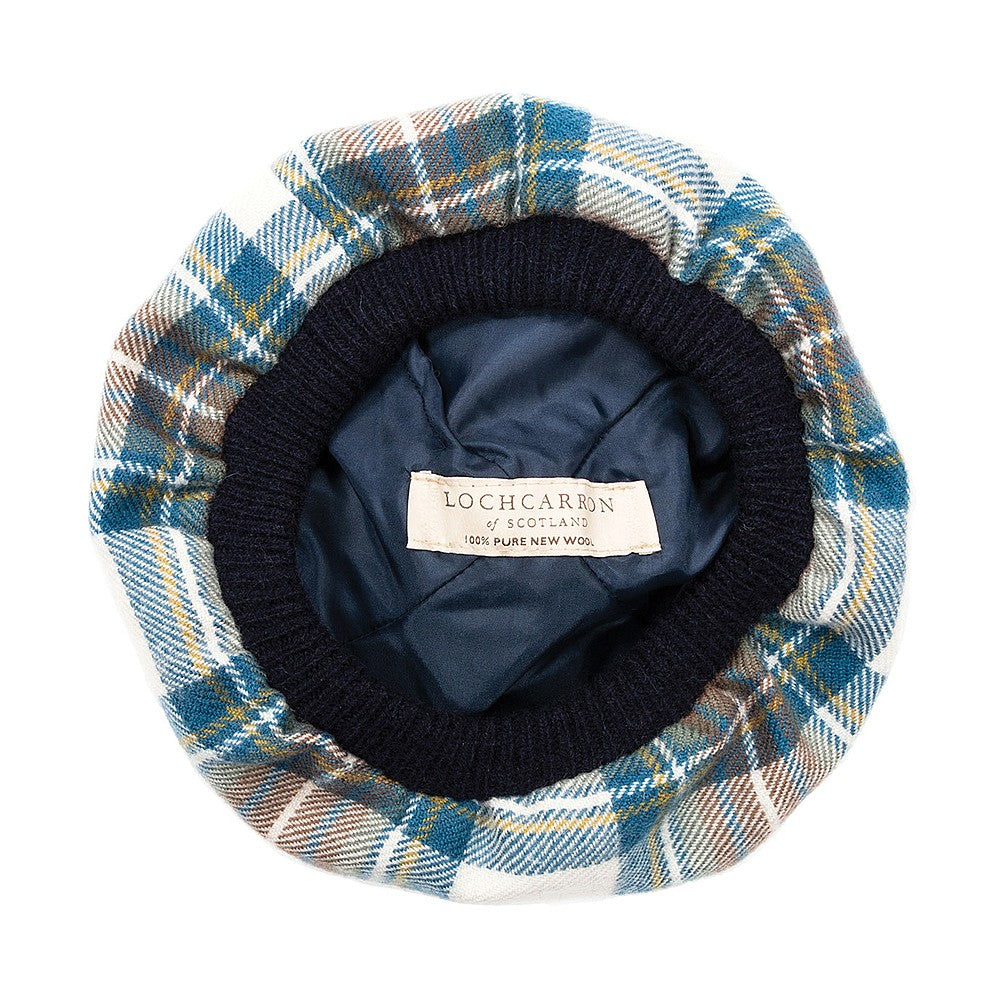Sombrero Tam O' Shanter de lana de Lochcarron Of Scotland - Azul