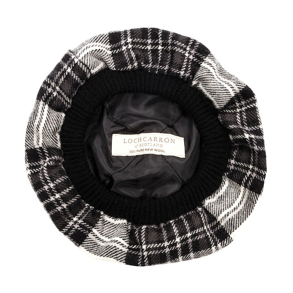 Sombrero Tam O' Shanter de lana de Lochcarron Of Scotland-Gris Stewart