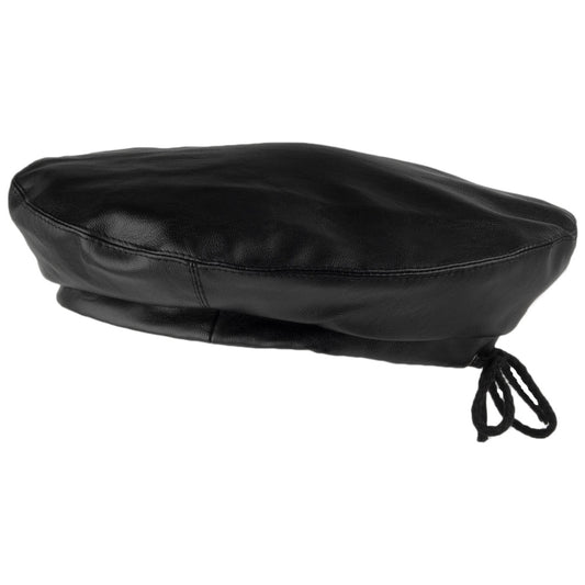 Boina mujeres de piel sintética de Scala - Negro