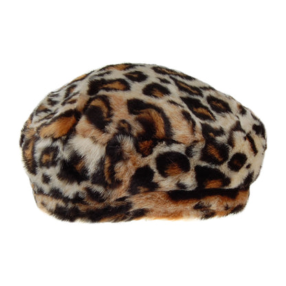 Boina Astilbe de piel sintética de Barts - Leopardo
