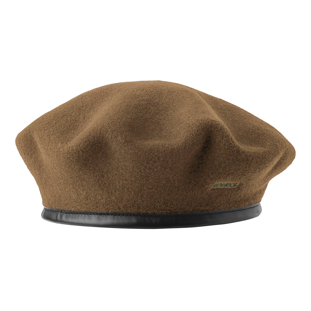 Boina Monty Wool de lana de Kangol - Camel