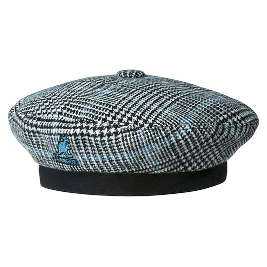 Boina Show Your Teeth a cuadros de Kangol - Negro-Azul