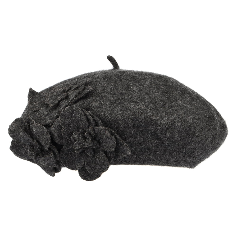 Boina Flower de Betmar - Antracita Jaspeado