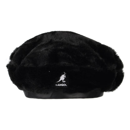 Boina de piel sintética de Kangol - Negro