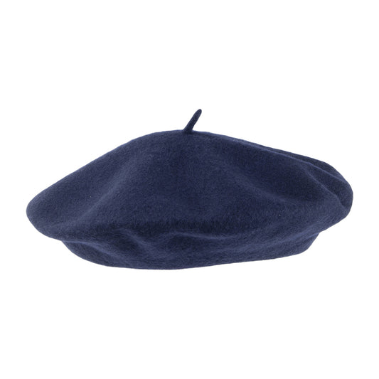 Boina Fashion de lana de Village Hats - Azul Marino