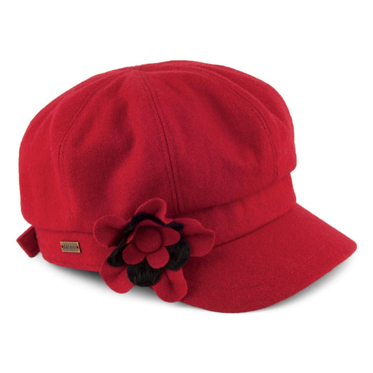 Gorra Baker Boy Lydia de Betmar - Rojo