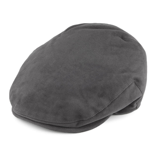 Gorra plana de tela suave de algodón de Christys Hats - Gris