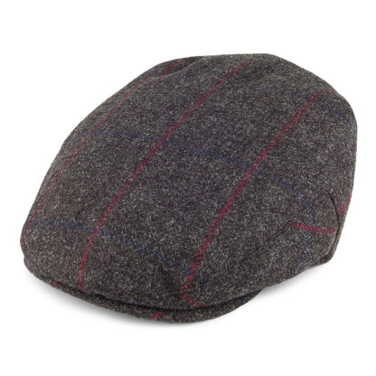 Gorra plana Balmoral de Country Tweed de Christys - Antracita