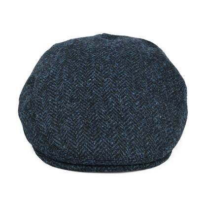 Gorra plana Stornoway de HARRIS TWEED de Failsworth - Azul