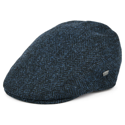 Gorra plana Stornoway de HARRIS TWEED de Failsworth - Azul