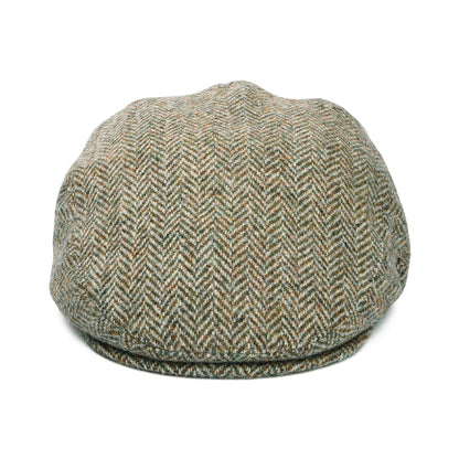 Gorra plana Stornoway diseño espiga HARRIS TWEED Failsworth-Beige-Kaki