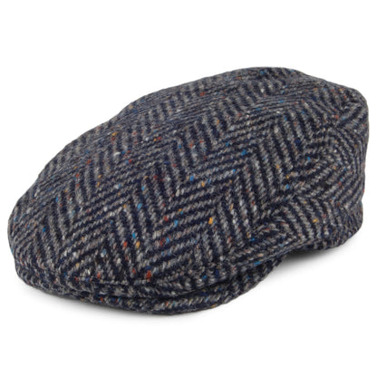 Gorra plana Longford de Tweed Donegal de Failsworth - Mezcla de grises