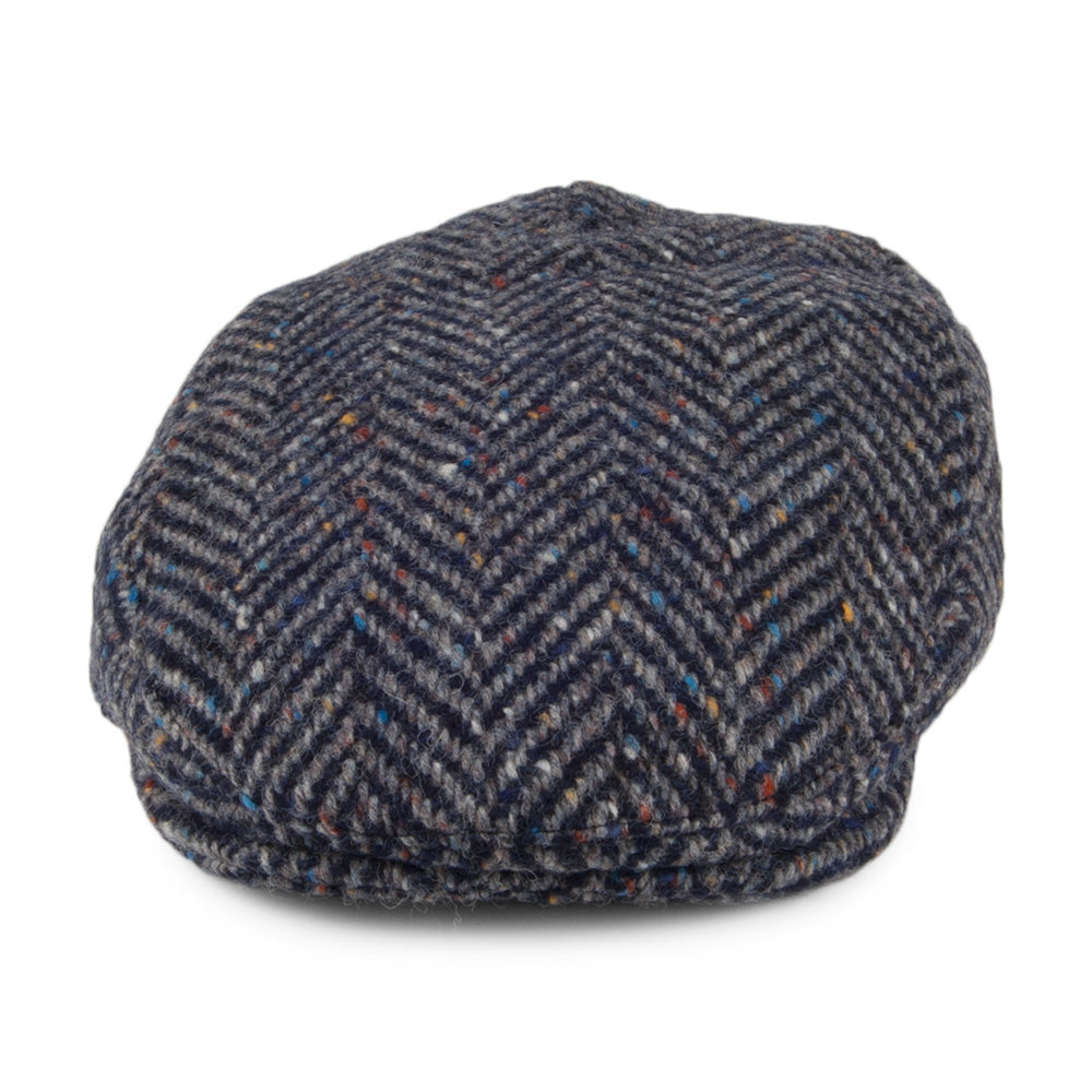 Gorra plana Longford de Tweed Donegal de Failsworth - Mezcla de grises