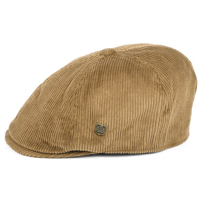 Gorra Newsboy Hudson de pana de pana de Failsworth - Beige Arena
