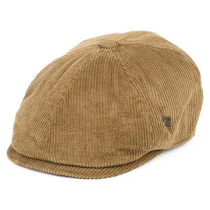 Gorra Newsboy Hudson de pana de pana de Failsworth - Beige Arena