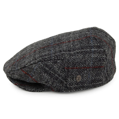 Gorra plana Loch Alsh de HARRIS TWEED de Jaxon & James - Gris Multi