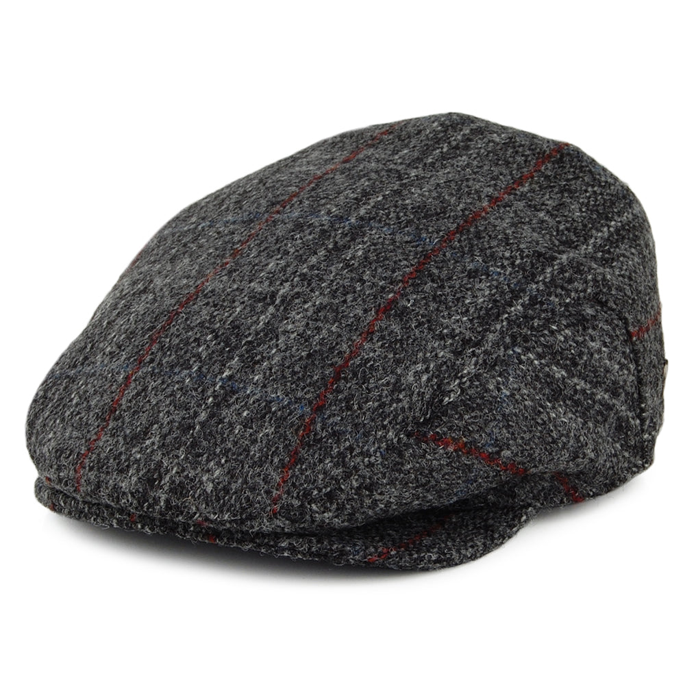 Gorra plana Loch Alsh de HARRIS TWEED de Jaxon & James - Gris Multi