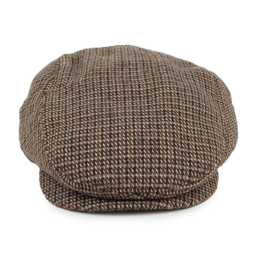 Gorra plana Oslo pata de gallo de Barts - Kaki