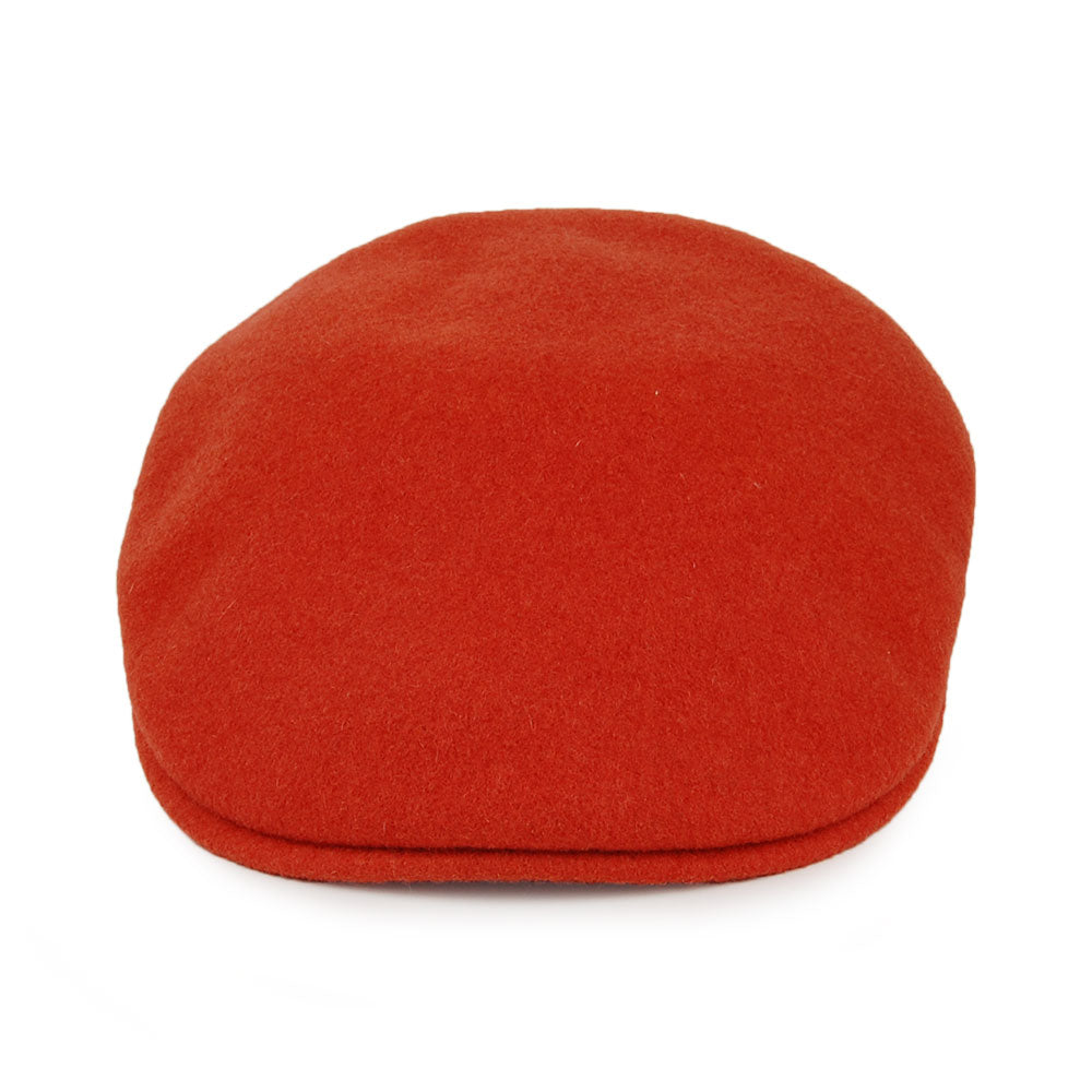 Gorra plana 504 de lana de Kangol - Rojo Óxido