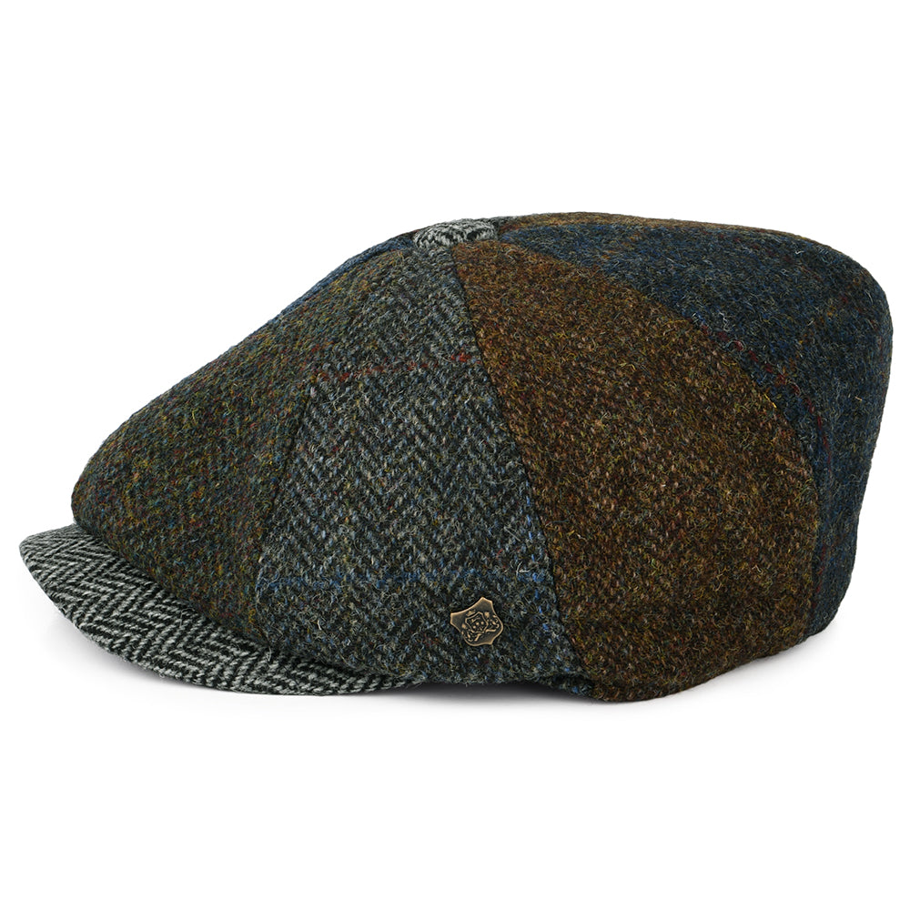 Gorra Newsboy Lewis II de HARRIS TWEED de Failsworth - Multicolor