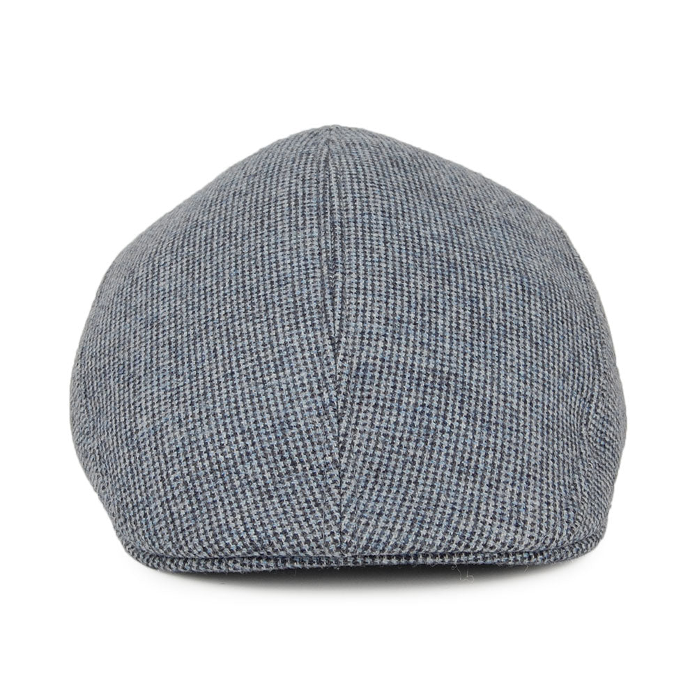 Gorra plana Ascot de cachemira de lana de Crambes - Múltiples tonalidades azules