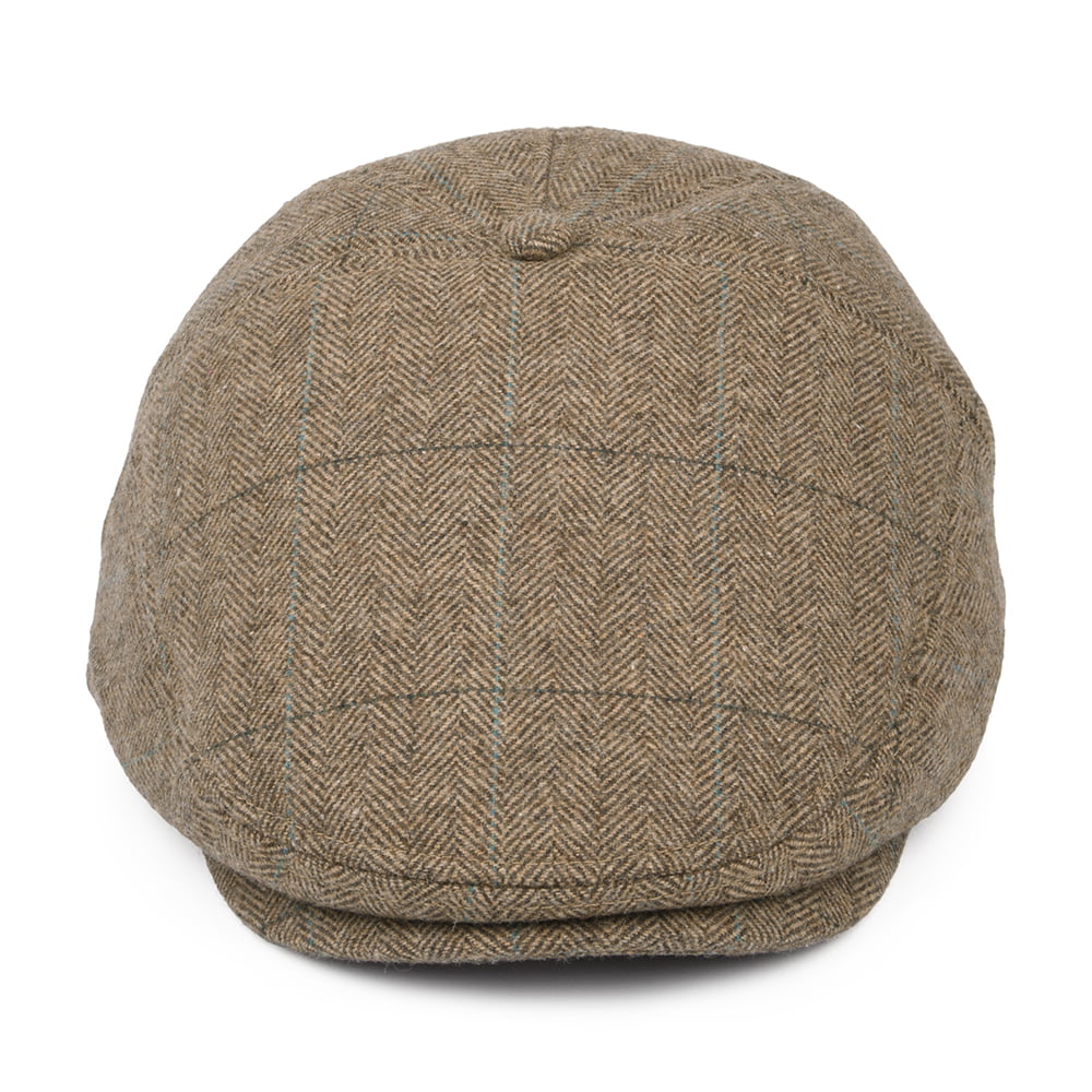 Gorra plana Surr espiga a cuadros de Barts - Marrón Claro
